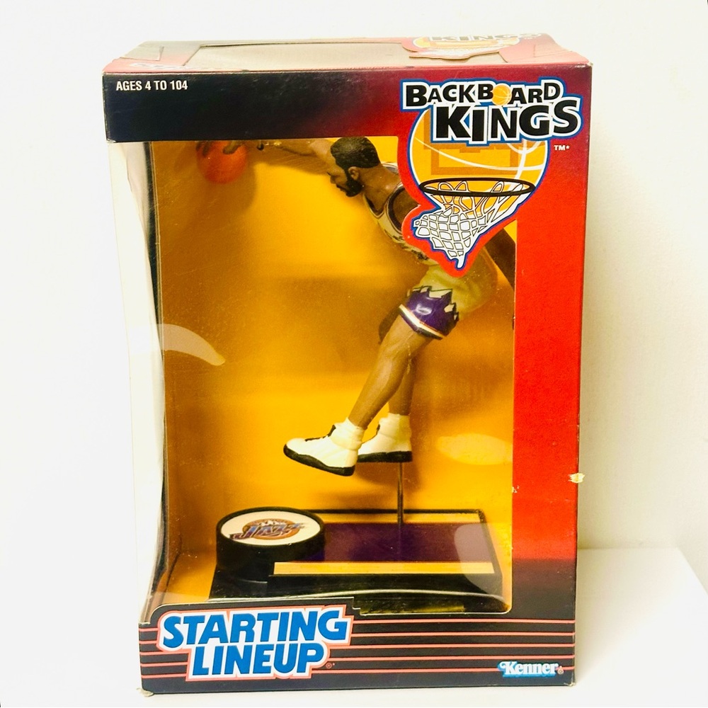 Karl Malone Utah Jazz NBA Starting Line Up BackBoard
Kings Figure
New In Box
